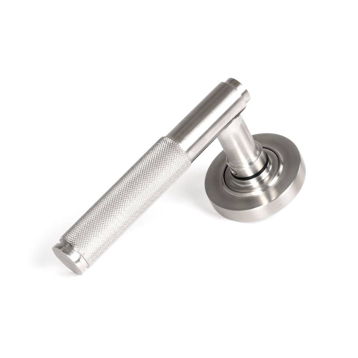 From The Anvil - Satin Marine SS (316) Brompton Lever on Rose Set (Plain) - Unsprung