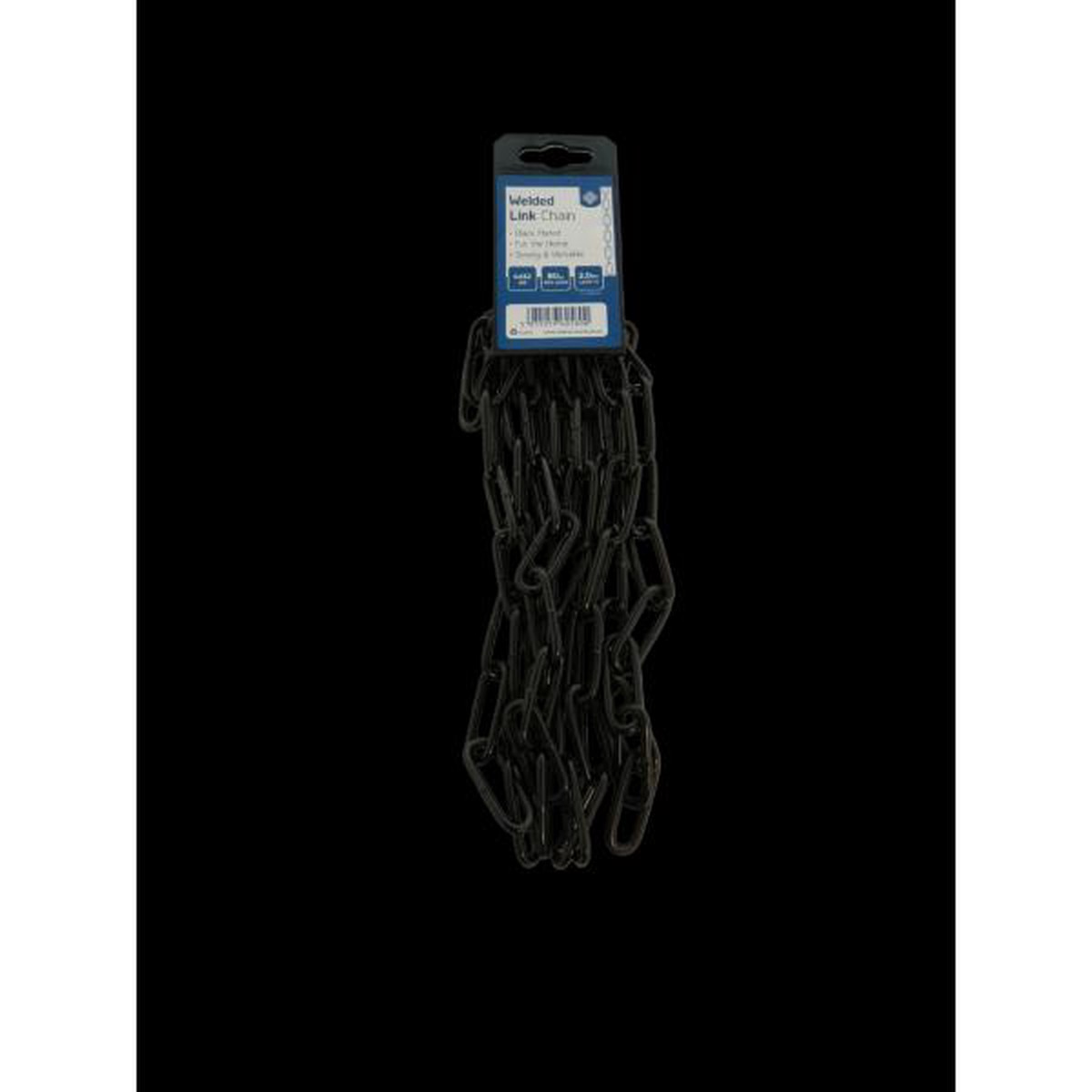 Chain Long Link 4 x 32mm Black 2M Length