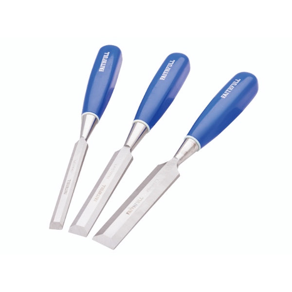 Faithfull 3 Piece Blue Chisel Set