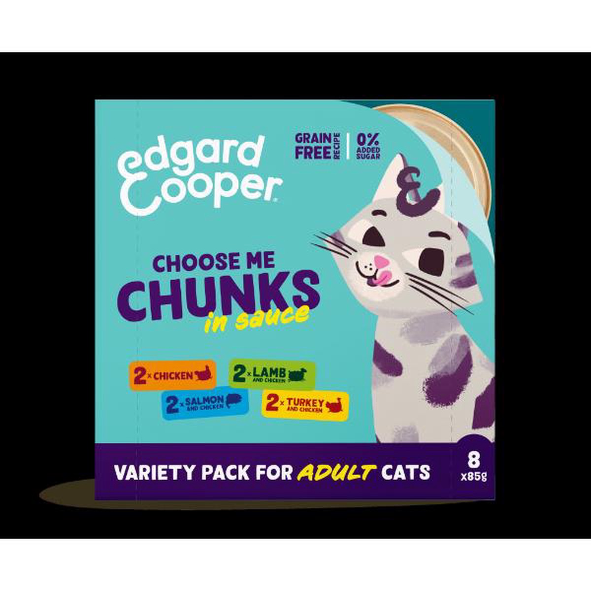 Cat Chunk Ckn/Sal/Turk/Lamb 68g