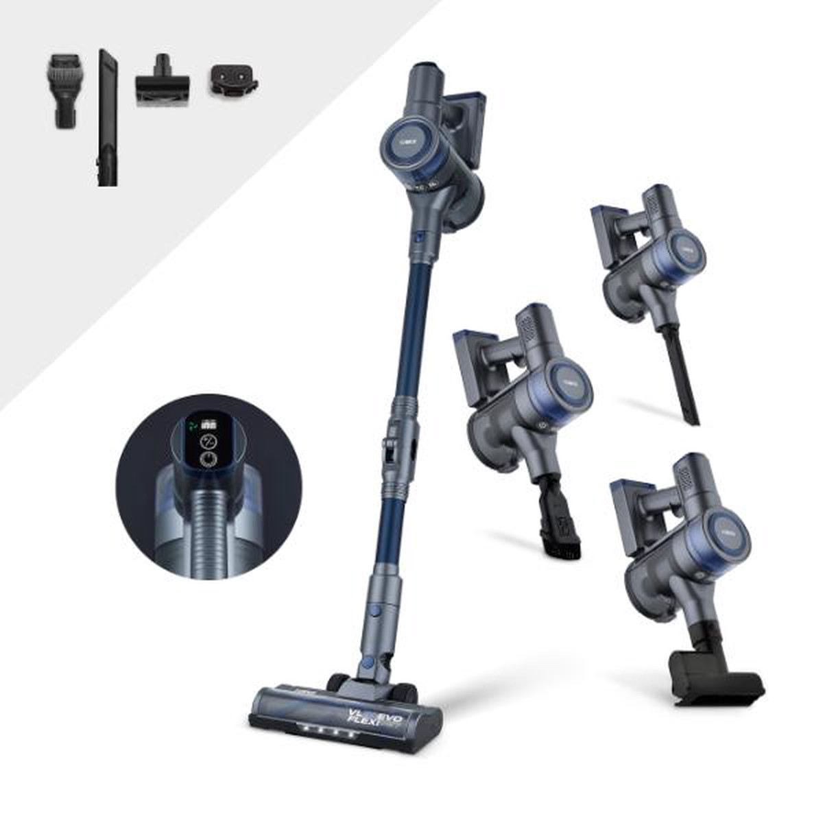 Tower VL50 Evo Flexi-Pet Pro Performance 3-in-1 Vacuum Cleaner Blue & Grey