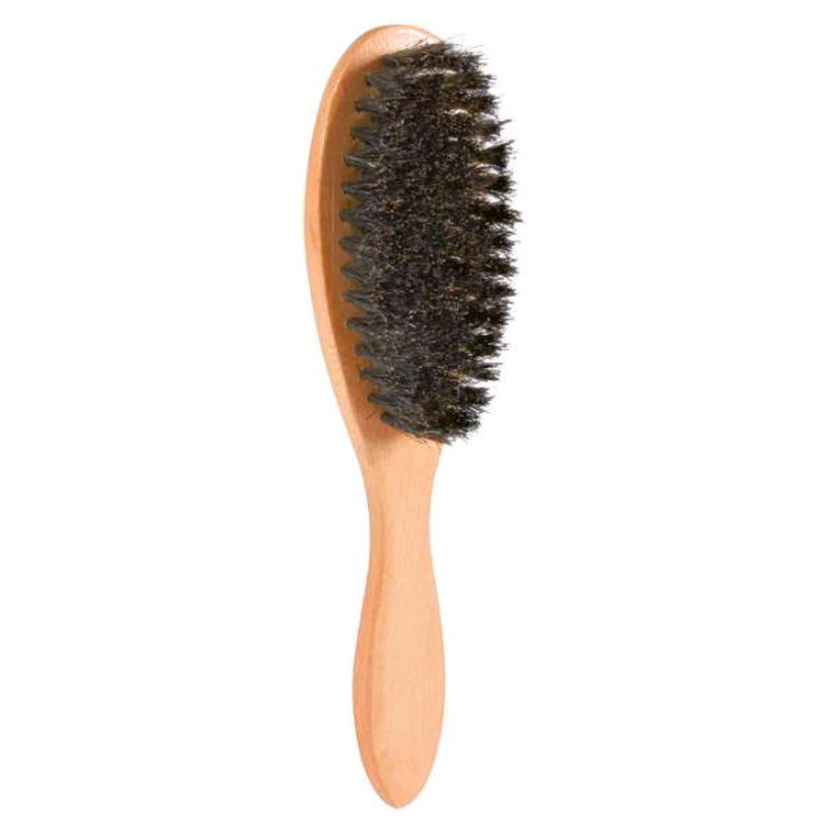 Wooden Brush With Natural Bristles 21Cm
