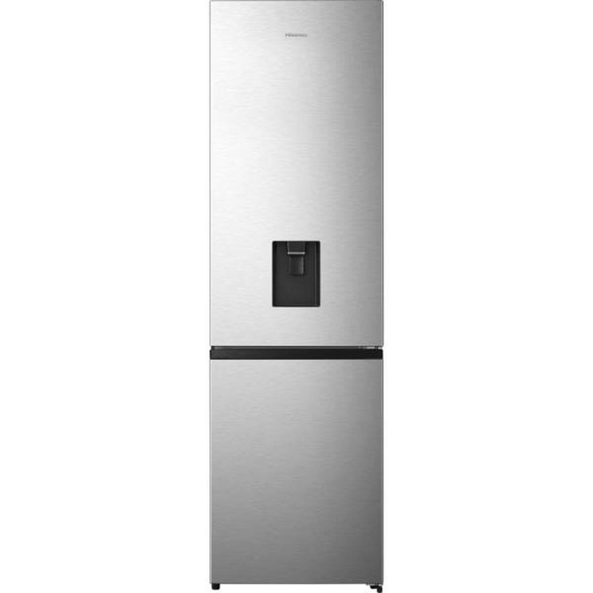 Hisense RB435N4WCE 60cm 336L 60/40 Frost Free Fridge Freezer - 2m Height E Rated| Stainless Steel