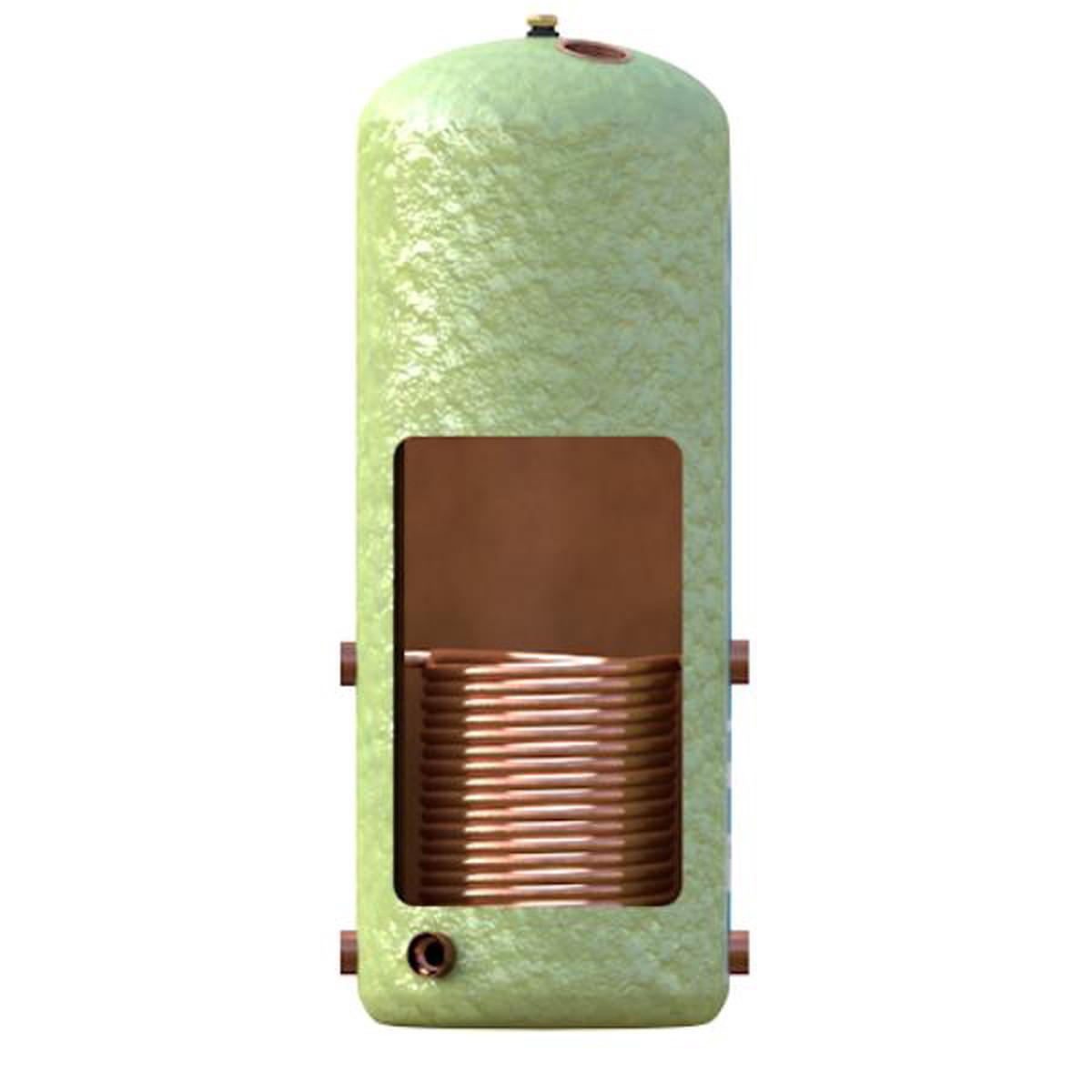 30X18 Dual Coil Copper Cylinder Grade 2