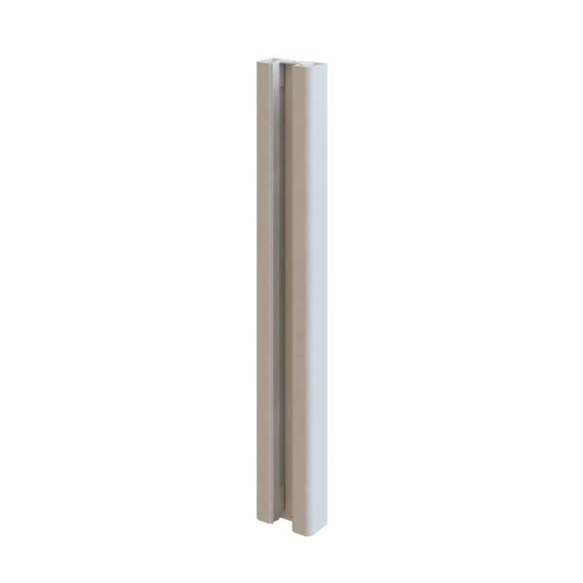 Satus Fence Post & Rail Aluminium 2-Rail Spacer Set (50mm - 330mm - 760mm) Matt White