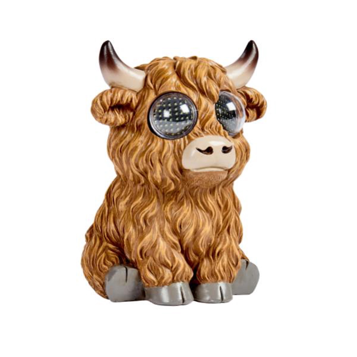Smart Garden Solar Blinkin' Highland Cow Large