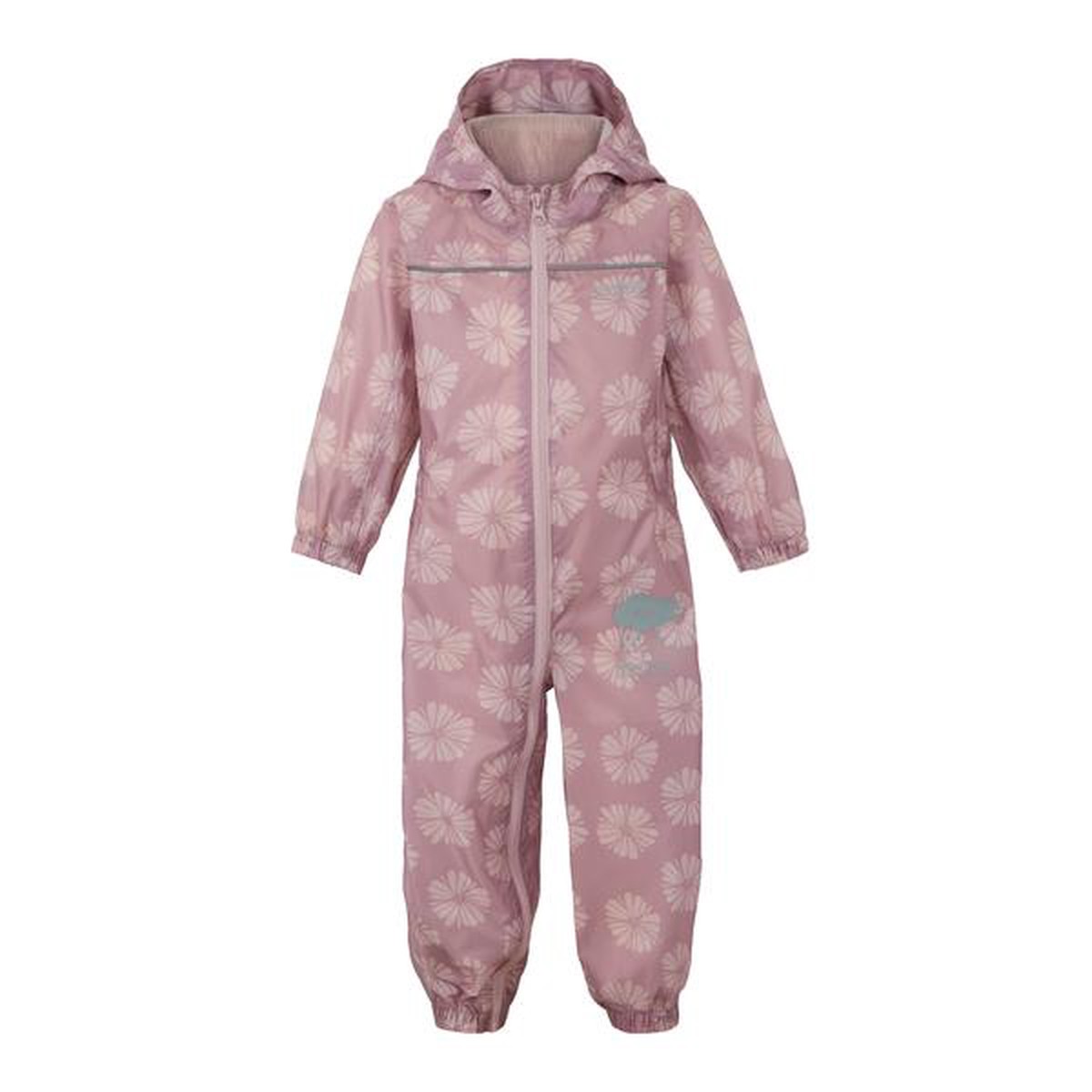 Regatta Kids Puddle IV Waterproof Puddle Suit Powder Lilac Pink Haze Petal